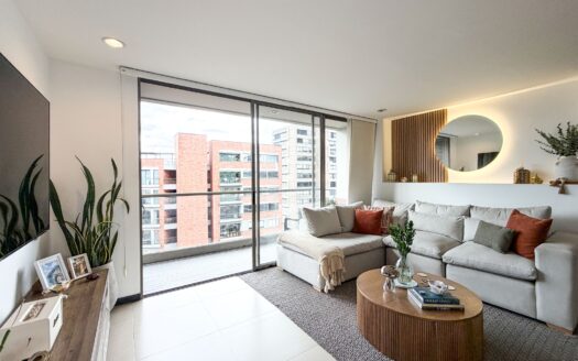 Apartamento amoblado en arriendo – El Poblado, Medellín