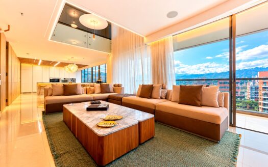 PENTHOUSE AMOBLADO EN RENTA EN EL POBLADO
