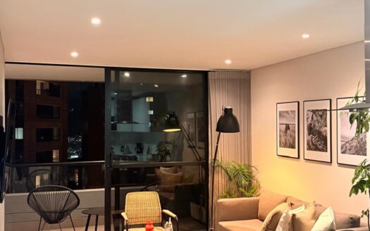 Apartamento amoblado en renta en El Poblado