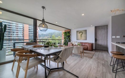 Apartamento amoblado en renta en El Poblado